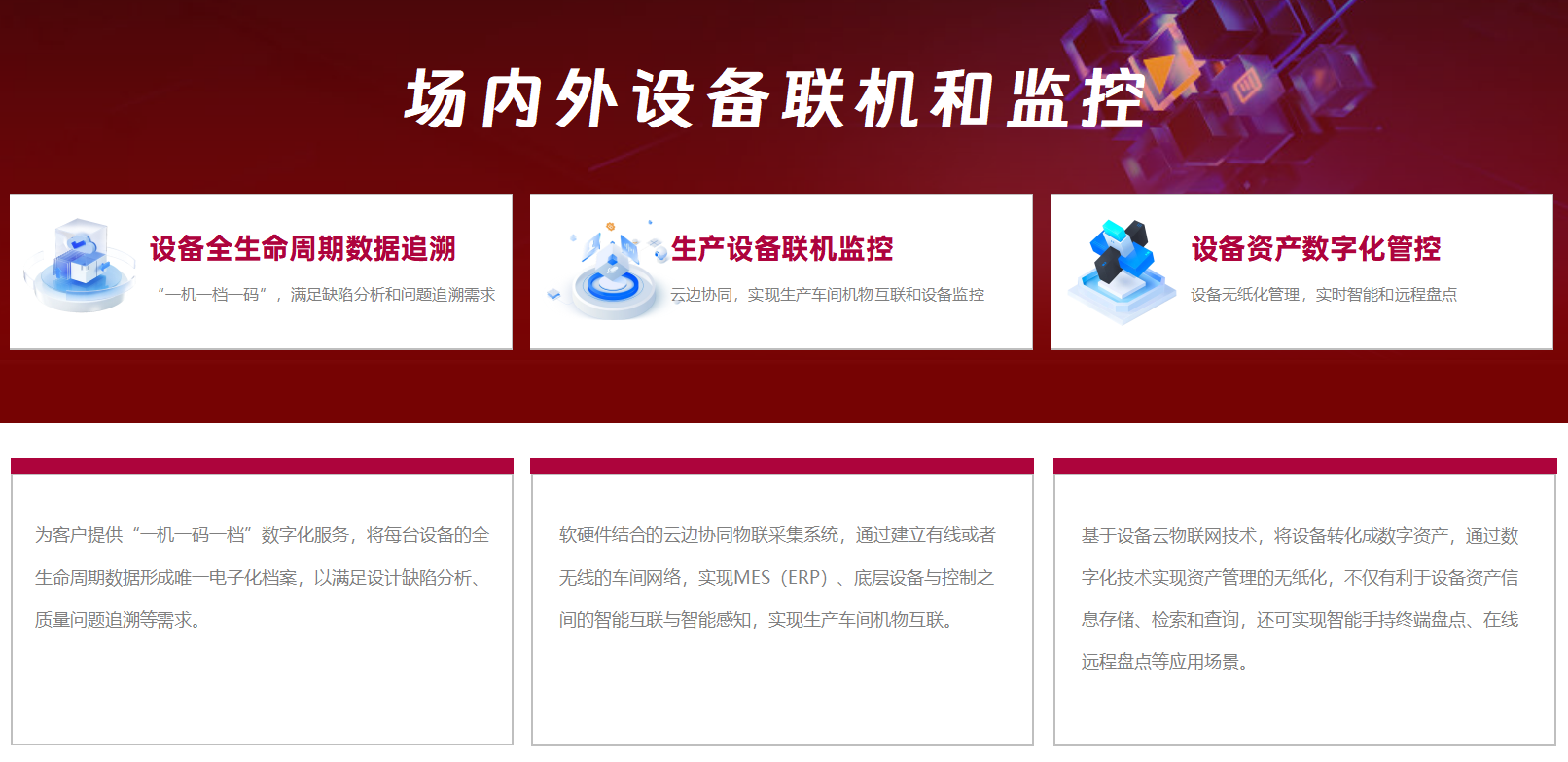 場內外設備聯機監控